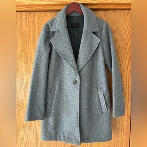 Love Tree Women's Classic Gray Pea Coat